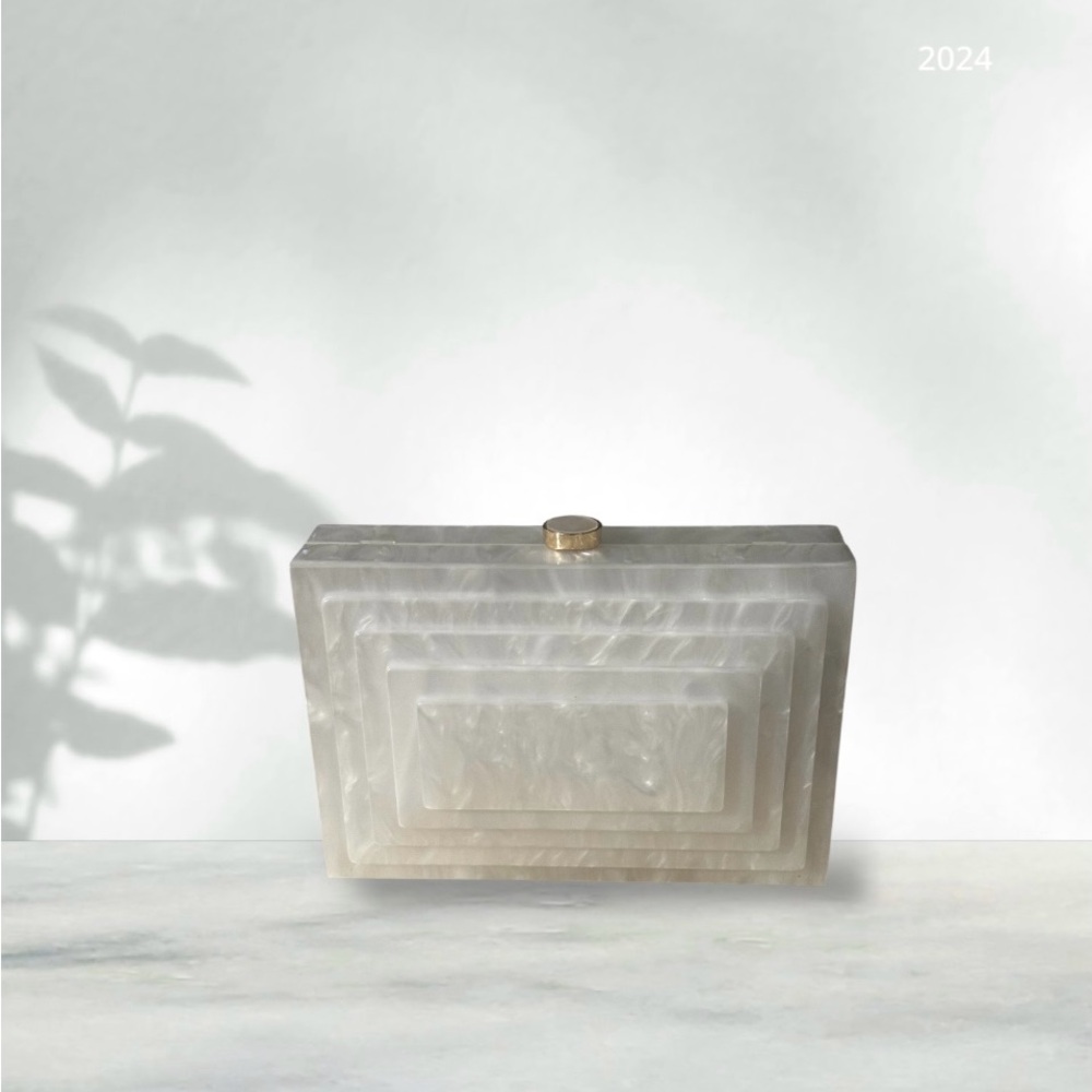 Elegant White Clutch